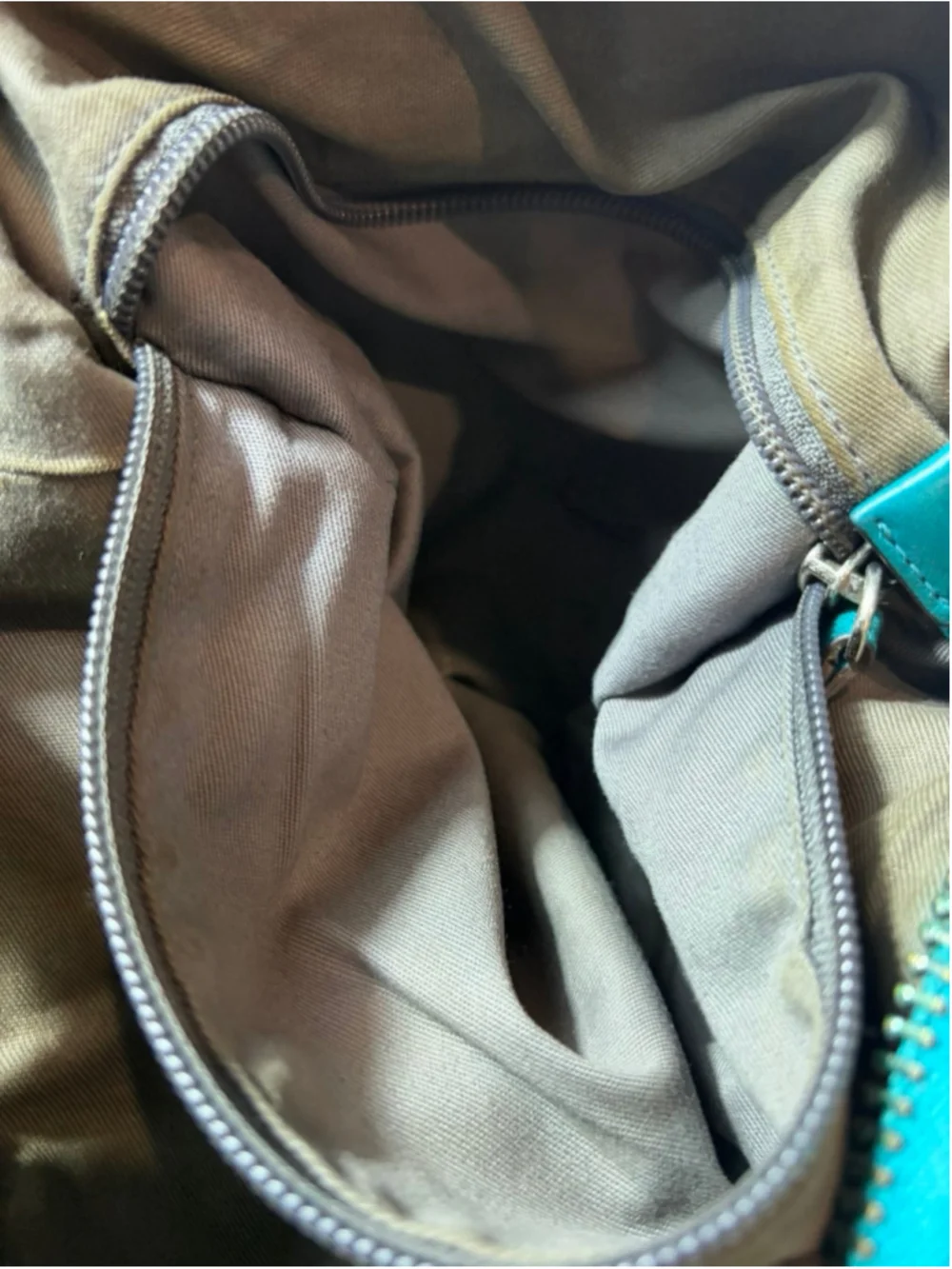 Coach Legacy Duffle Teal Leather Tassel Hobo Crossbody Bag 19889